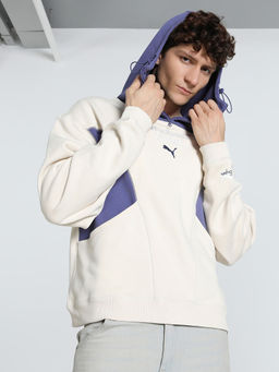Puma - x KIDSUPER Progressive Men White Oversized Hoodie
