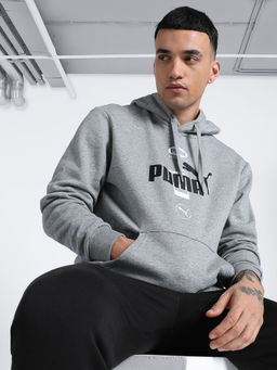 Puma - POWER Graphic Men Grey Hoodie