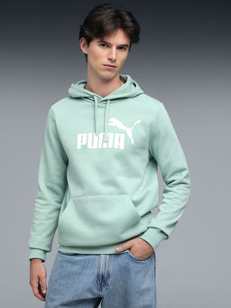 Puma - Essentials No. 1 Logo Men Green Comfort Hoodie
