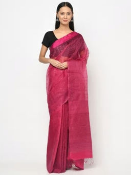 Fabindia - Silk Woven Jamdani Sequin Sari