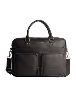 Gauge Machine - Unisex 16 Brown Laptop Messenger Bag