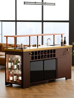 HAUS OF BARS BY SPEEDX - Double Model X – Luxury Home Bar with Dual Refrigerators (30L)