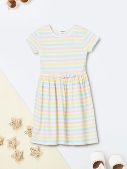 max - Girls Striped A-Line Dress