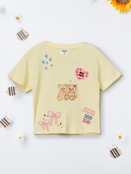 max - Girls Teddy Printed T-Shirt