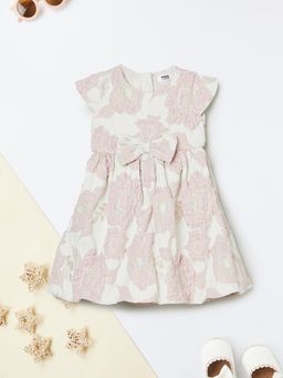 max - Girls Floral Embroidered Dress