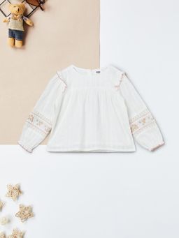 max - Girls Embroidered Top