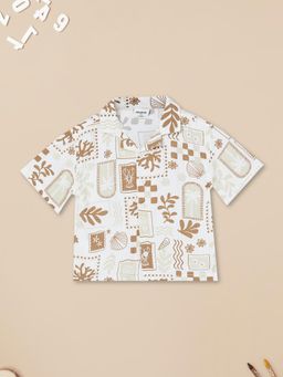 max - Boys Printed Resort Shirt