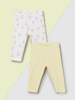 max - Girls Printed Leggings (Pack of 2)
