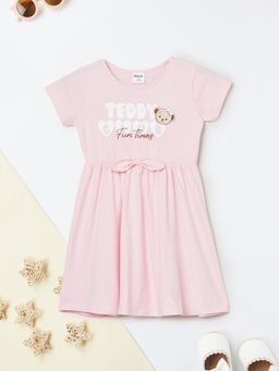 max - Girls Teddy Printed Dress
