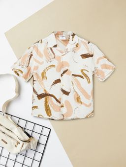 max - Boys Printed Resort Shirt
