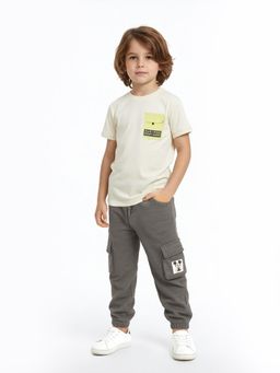 max - Boys Mickey Mouse Print T-Shirt with Joggers