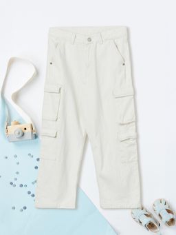 max - Boys Solid Cargo Jeans