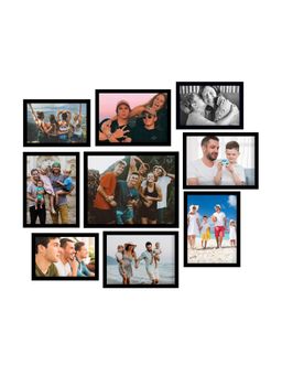eCraftIndia - Memory Wall Collage Photo Frame - Set of 9 Photo Frames
