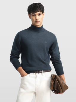 Arrow - Men Blue Regular Fit Sweater