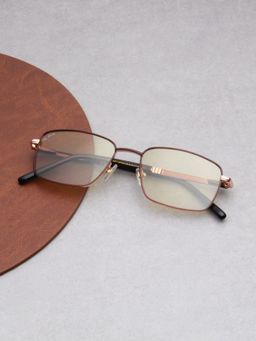 TED SMITH - Unisex Brown Lens & Brown Square Sunglasses-SUN-ADRIAN_C2
