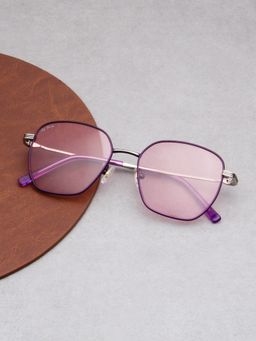 TED SMITH - Unisex Purple Lens & Purple Sunglasses-SUN-LINUS_C3