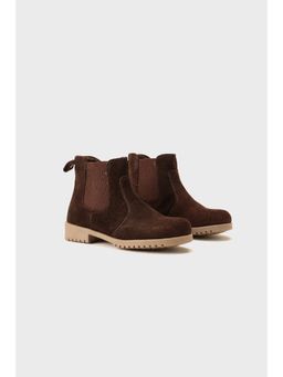 One Friday - Kids Brown Leather Chelsea Boots