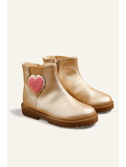 One Friday - Girls Heart Detail Chelsea Boots
