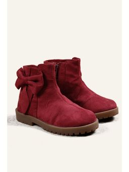 One Friday - Girls Bow Detail Casual Boots