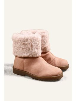 One Friday - Girls Faux Fur Winter Snow Boots
