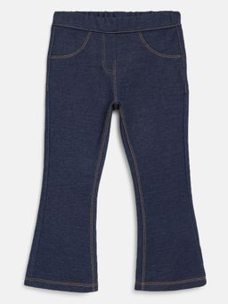 Chicco - Girls Medium Blue Solid Jeans