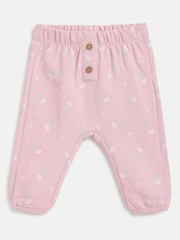 Chicco - Girls Medium Pink Printed Long Trouser
