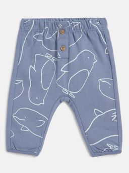 Chicco - Boys Light Blue Printed Long Trouser