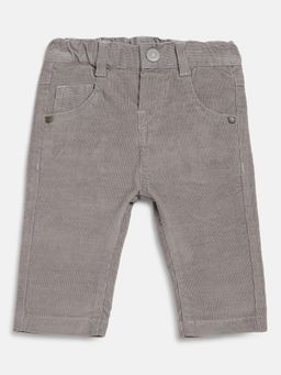 Chicco - Boys Medium Grey Solid Long Trouser