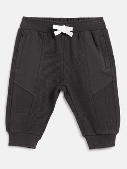 Chicco - Boys Dark Grey Solid Joggers