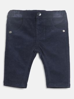 Chicco - Boys Navy Blue Corduroy Long Trouser