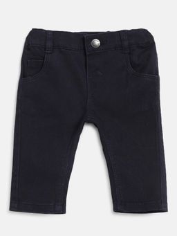 Chicco - Boys Navy Blue Solid Jeans