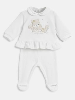 Chicco - Girls Bronze Applique Sweater with Leggings