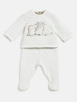 Chicco - Infants Bronze Applique Sweater with Leggings