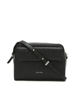 Calvin Klein - Women Black Quilted Polyester Sling Bag