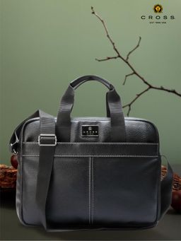 Cross - Men Black Rozano Style Shoulder Side Laptop Bag
