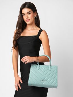 Caprese - Women Blue Riko Blue Satchel Bag