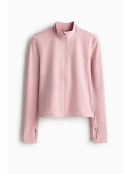 H&M - Women Pink Zip-Through Sports Jacket with Softmove