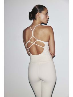 H&M - Women White Sculptmove Sports Vest Top