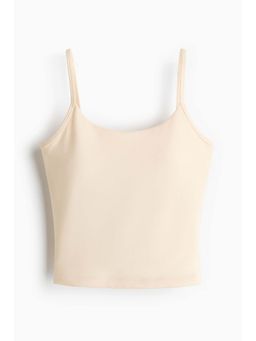 H&M - Women Orange Integral-Bra Sports Strappy Top with Softmove