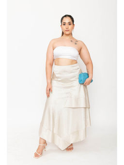 Contemponari - Cream Daisy Skirt