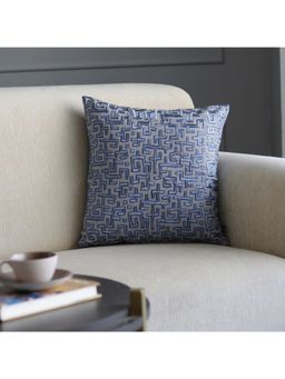 GM - Geometric Square Cushion Cover Blue