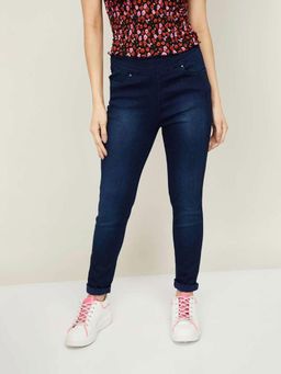 Xpose - Women Blue Slim-Fit Denim Jeggings