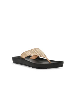 ROCIA - By Regal Beige Women Casual Flat Flexi Sole Sandals