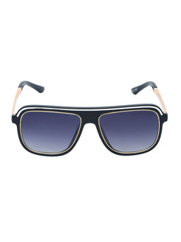 Spiky - Black Frame Blue UV Protected Lens Square Sunglasses