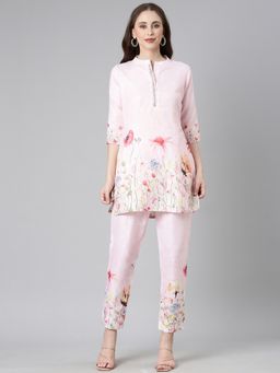 NEERU'S - Pink Casual Printed Co-Ord
