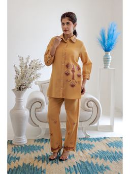 AADEWS - KABIR MUSTARD Cotton Co-Ord