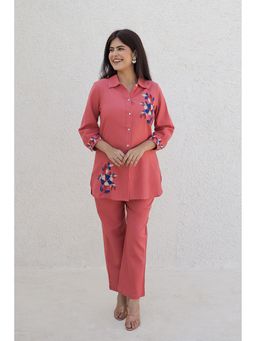 AADEWS - Kabir Pink Cotton Co-Ord