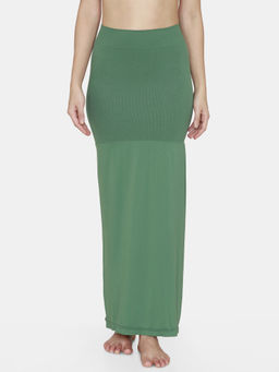 Zivame - High Compression Flared Mermaid Saree Shapewear- Green