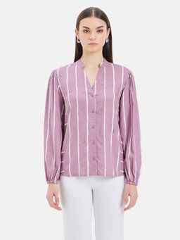 Kazo - Jamie Striped Full Sleeves Shirt