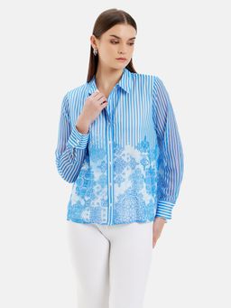 Kazo - Rachel Printed Full Sleeves Shirt